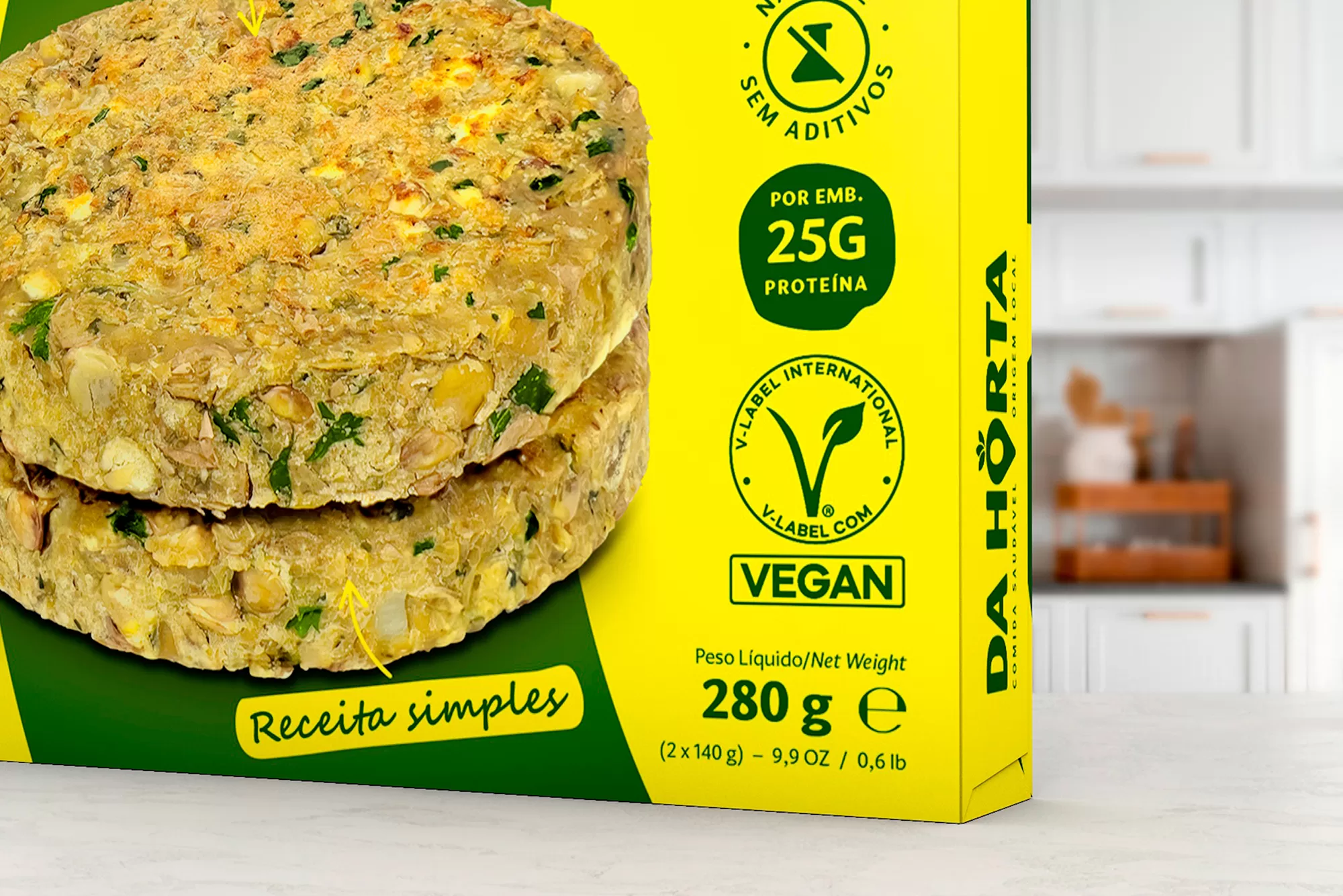 Burger de Lentilhas Da Horta