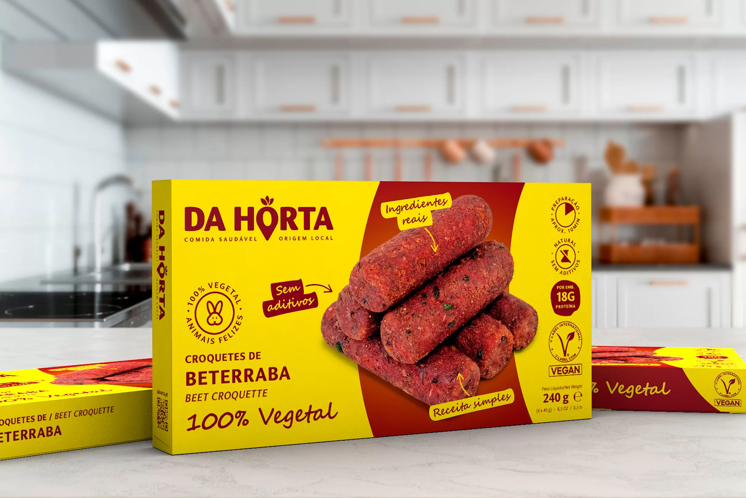 Croquete de Beterraba Da Horta